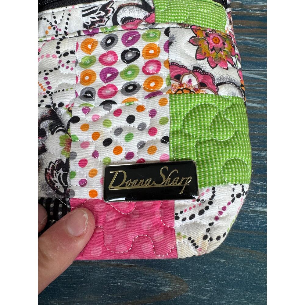 Donna Sharp Quilted Patchwork Crossbody Purse; Ba… - image 3